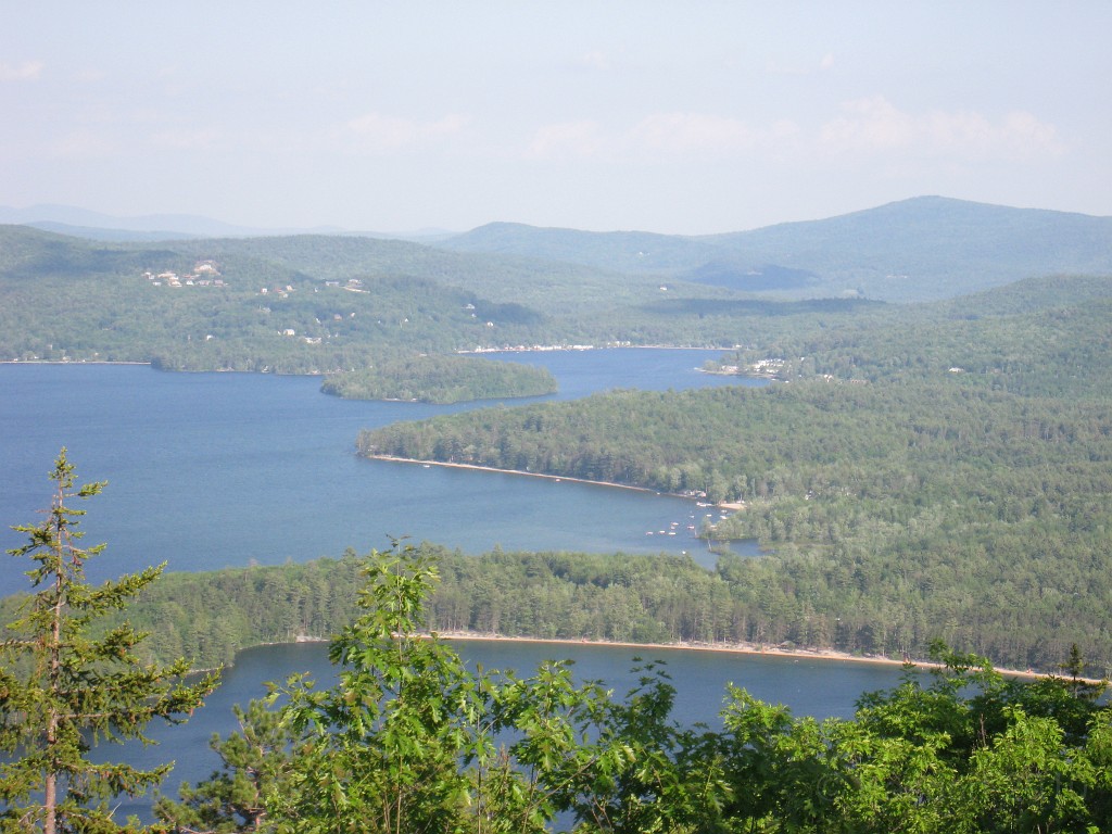 Elwell Trail NH 2010 230.jpg - The Elwell Trail North of Bristol NH, runs along Newfound Lake. The trail goes to Little and Big Sugarloaf mountains. Supposedly it also connects to Mt Cardigan. May 2010.
